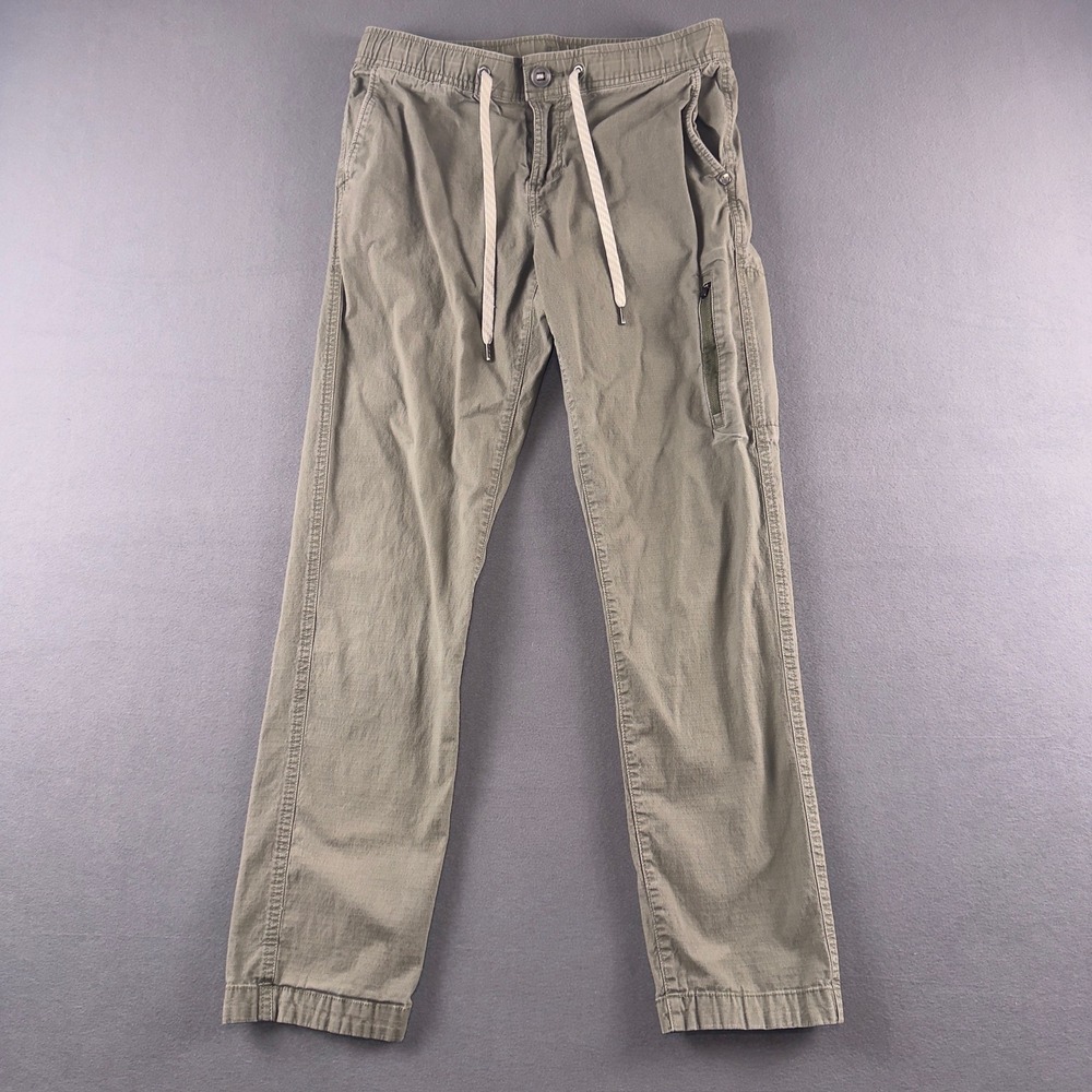 Vuori Ripstop Pant Womens Small Sage Green Olive Stretch Cotton Hiking VW401